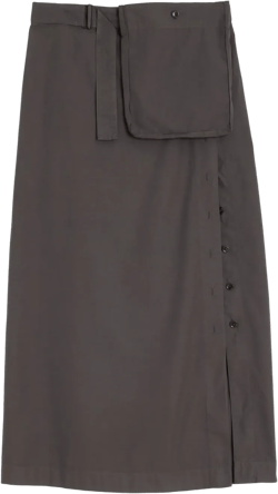 buttoned skirt 