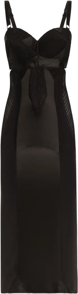 bustier midi dress