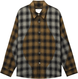tartan-pattern shirt 