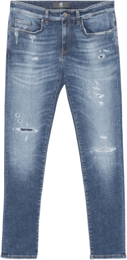 logo-patch jeans