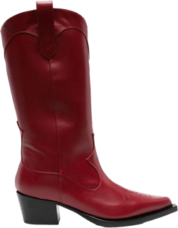 Dolly leather boots