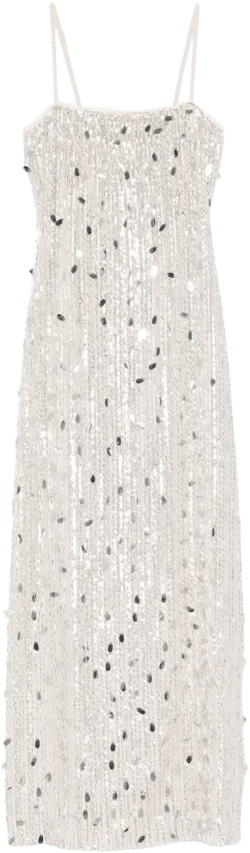 sequin-embellished maxi dress