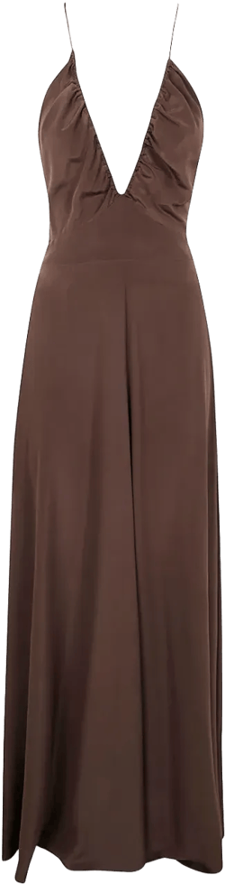 silk midi dress