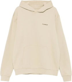 rubberised-logo hoodie