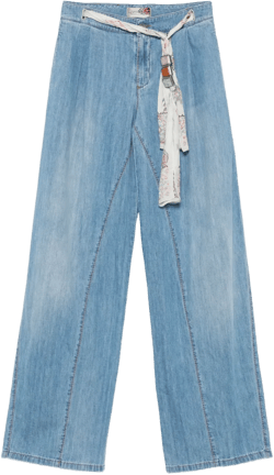 wide-leg jeans