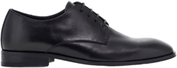 leather lace-up shoes