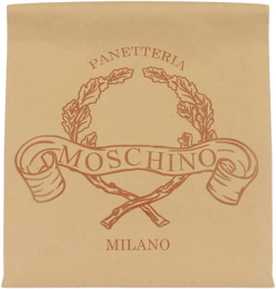 logo-print paper clutch bag