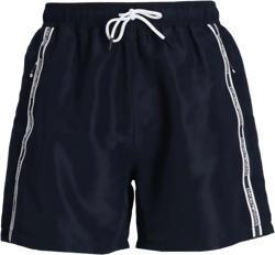 logo-tape swim shorts