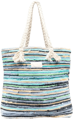 woven rope-detail tote