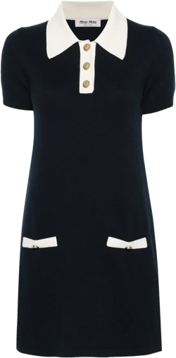 fine-knit cashmere dress
