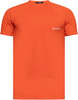 logo-embroidered T-shirt