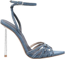 Bella 120mm denim sandals