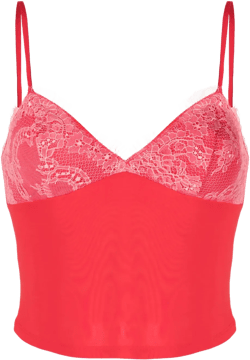 floral-lace camisole top