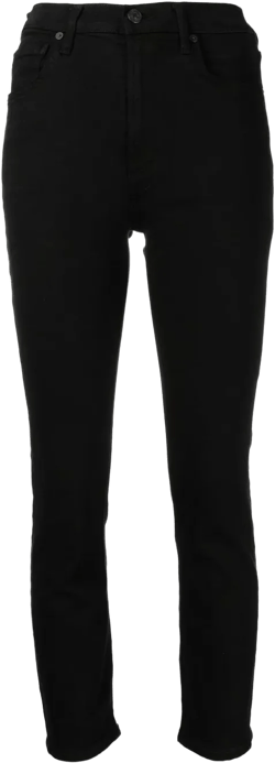 high-waisted Vintage slim-cut jeans