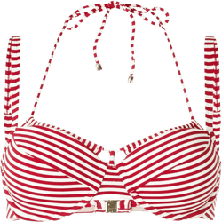 Holi Vintage striped double-strap bikini top