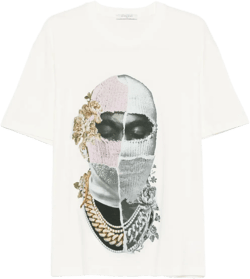 Newspaper Mask T-shirt