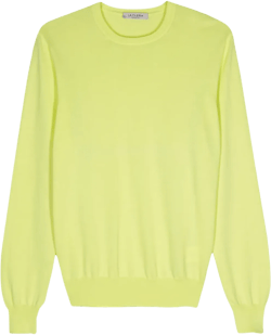fine-knit cotton jumper