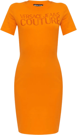 shimmer appliqué dress 