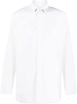 hardware-detail button-up shirt