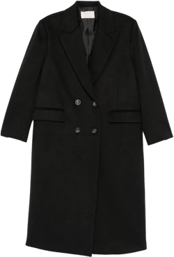 double-breasted coat