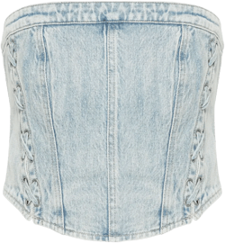 Dove crop top