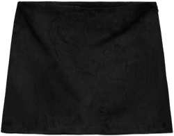FAUX SUEDE MINI SKIRT