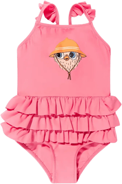 ruffle-detailing swimsuit 