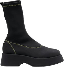Retro Flatform ankle boots