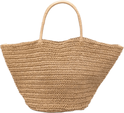 interwoven-design tote bag