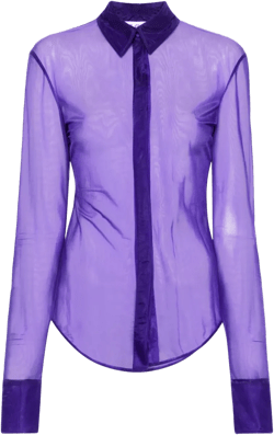 Elton semi-sheer shirt
