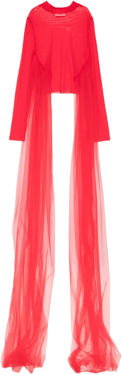 semi-sheer top 