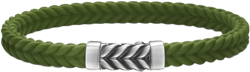 sterling silver Chevron bracelet (6mm)