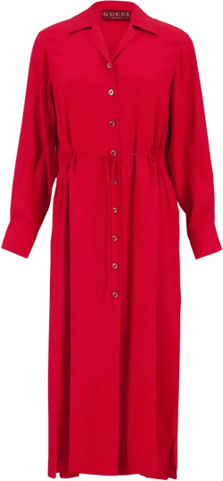 logo-jacquard silk midi dress