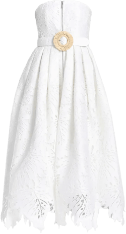 Norine Bustier midi dress