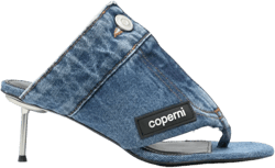 70mm denim sandals