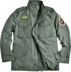 PROMENADE CHIC Travis M65 Taxi Driver Military Olive Green Cotton Jacket at Amazon Men’s Clothing store