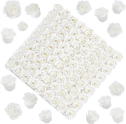 81Pcs/Set Handmade Bath Soap Shower Rose Flower Floral Petals in Box, Mini Gifts for Women, Mom, Girlfriends, Teen Girls, Perfect for Anniversary, Birthday, Wedding Decor, Favors, Prizes