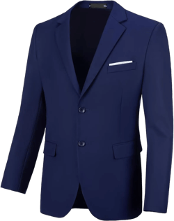 Men's Casual Blazer Suit Jackets Slim Fit Sport Coat Single Breasted Suit Blazers Dinner Party Prom Navy Blue Medium