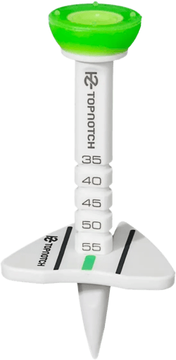 TopNotchGolf Premium Golf Tees – Height Adjustable Golf Tees, Pack of 1, Accurate Aiming with Great Consistency, Patent Pending