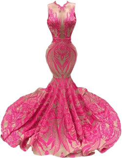 Seuqin Mermaid Prom Dresses for Women Long Pageant Celebrity Formal Evening Party Gowns 2023 Elegant FL0077 Pink 10
