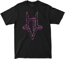 EXCLUSIVE RELEASE: Hailey Van Lith - Red White and Blue Flaming Logo Tee - Black