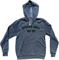 Stocks Only Go Up Tri-Blend Hoodie