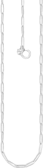 Thomas Sabo Silver Paper Clip Style Charm Necklace X0254-001-21