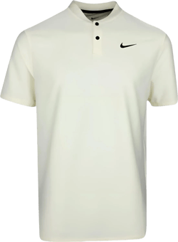 Nike Men's Dri-FIT Tour Golf Polo Coconut Milk | Black (Blade) Medium
