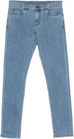 logo-patch jeans