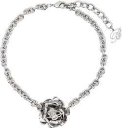 rose-motif choker