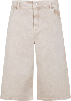wide-leg denim shorts 