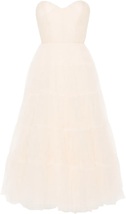 tulle midi dress