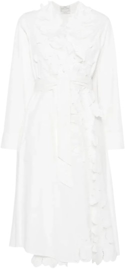 embroidered midi dress