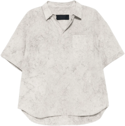 graphic-print shirt